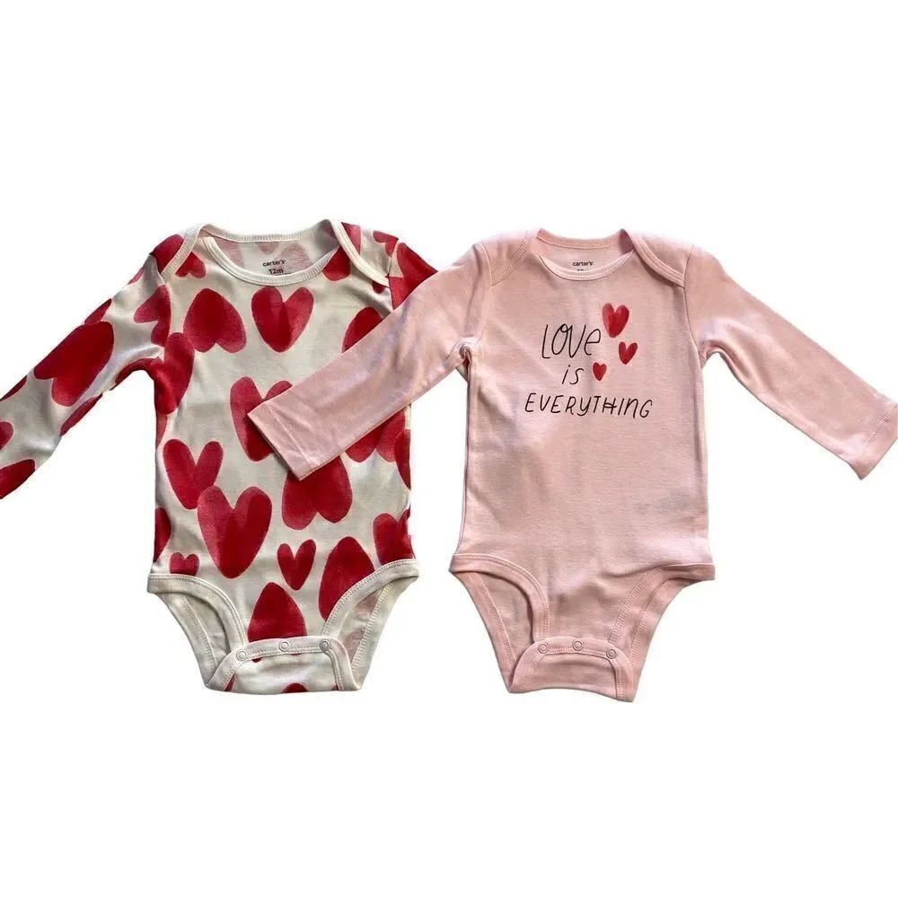 Carter's Baby 12M Girl 2-Piece “Love is Everything” Onsie Set